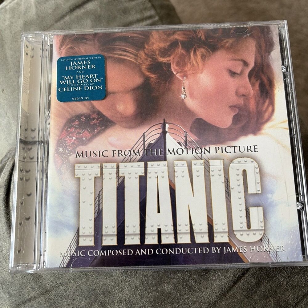 James Horner Titanic soundtrack CD 1997 Includes 'My Heart Will Go On'  VG